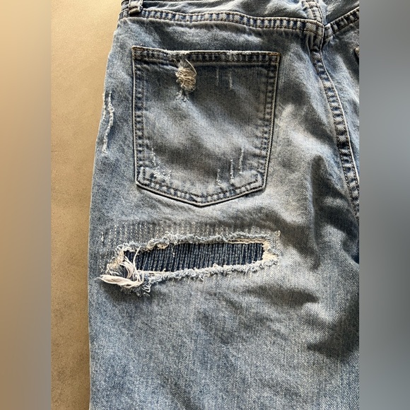 Pistola Distress Patched Jeans, Size: 28 - Picture 5 of 6